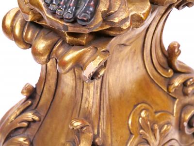 Pair Of Italian Venetian Style Blackamoor Torchiere Floor Lamps Circa 1940s