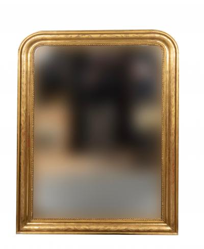 Pair Of Louis Philippe Giltwood Mirrors