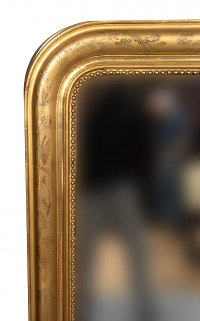 Pair Of Louis Philippe Giltwood Mirrors
