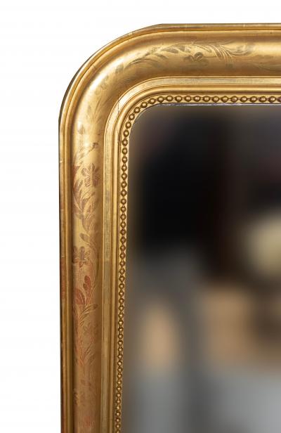Pair Of Louis Philippe Giltwood Mirrors