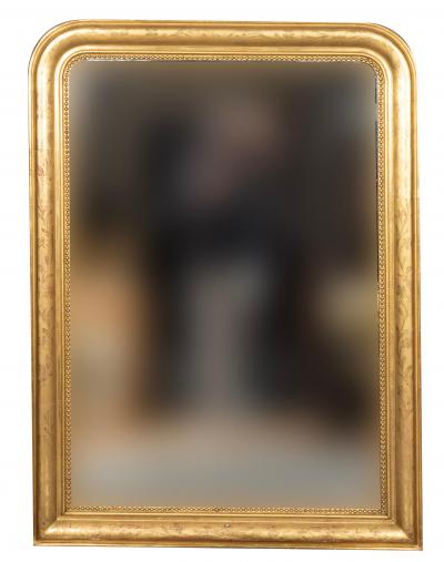 Pair Of Louis Philippe Giltwood Mirrors