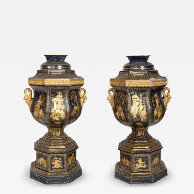 Pair Of Louis Philippe Tole Potpourri In The Chinese Export Style