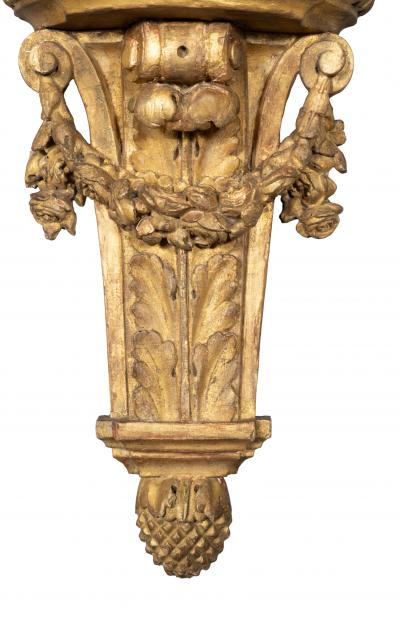 Pair Of Louis XVI Giltwood Wall Brackets