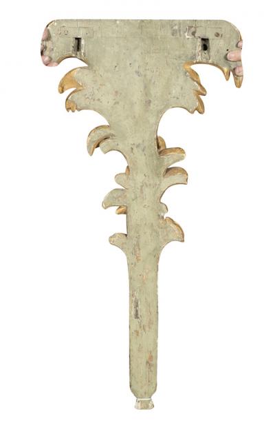 Pair Of Louis XVI Giltwood and Marble Wall Brackets