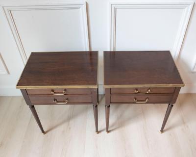 Pair Of Louis XVI Style Bedside Tables