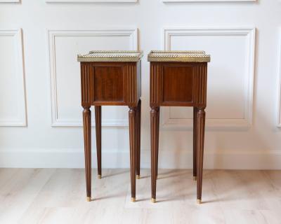 Pair Of Louis XVI Style Bedside Tables