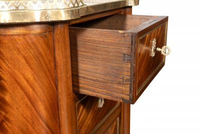 Pair Of Louis XVI Style Mahogany Petit Commodes