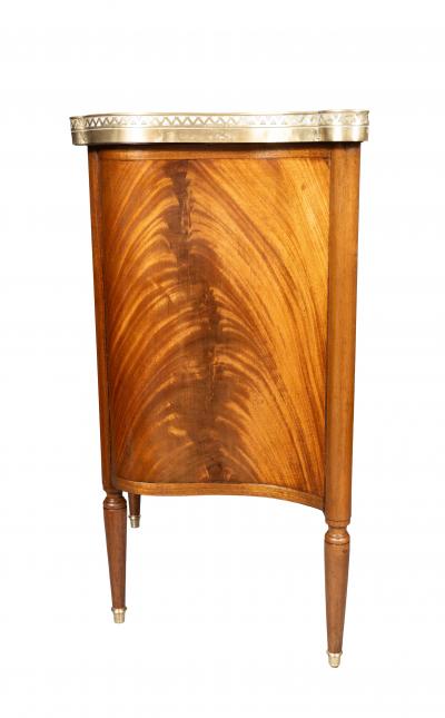 Pair Of Louis XVI Style Mahogany Petit Commodes