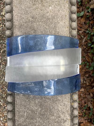 Pair Of Murano Glass Modernist Sconces