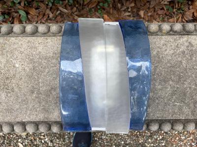 Pair Of Murano Glass Modernist Sconces