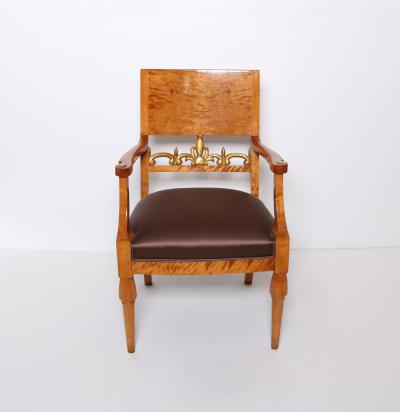 Pair Of Neoclassical Armchairs