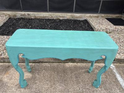 Pair Of Post Modern Console Tables