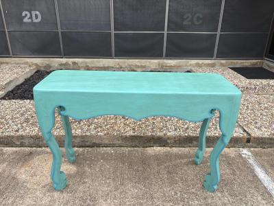 Pair Of Post Modern Console Tables
