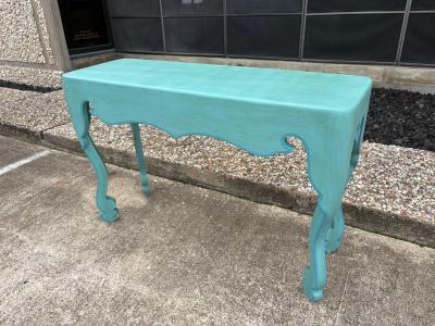 Pair Of Post Modern Console Tables