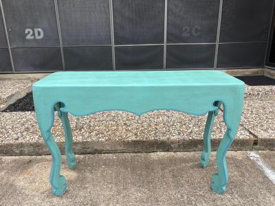 Pair Of Post Modern Console Tables