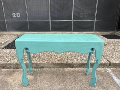 Pair Of Post Modern Console Tables