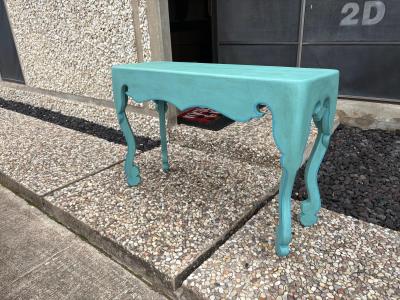 Pair Of Post Modern Console Tables