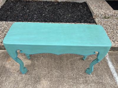 Pair Of Post Modern Console Tables