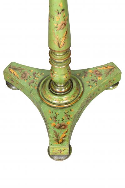 Pair Of Regency Apple Green Occasional Tables
