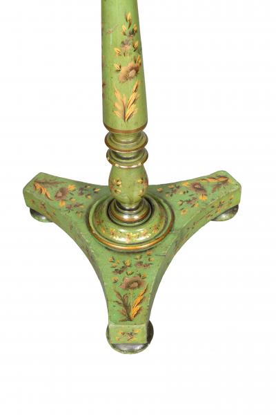 Pair Of Regency Apple Green Occasional Tables