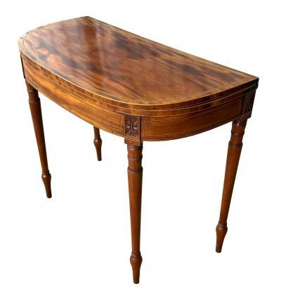 Pair Of Regency Mahogany Games Tables