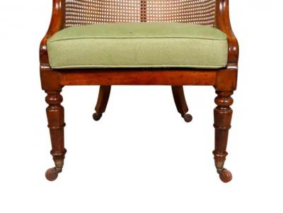 Pair Of Regency Mahogany Tub Chairs
