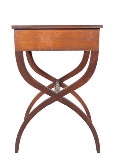 Pair Of Regency Style Mahogany End Tables
