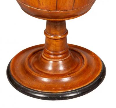 Pair Of Regency Urn Form Oak Wine Coolers