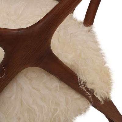 Pair Of Sculptural Wooden Armchairs Italy