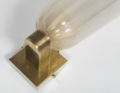 Pair Of Tall Murano Blown Wall Lights 2 Pairs Available UL Certified