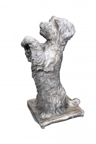 Pair Of Victorian Lead Spaniels