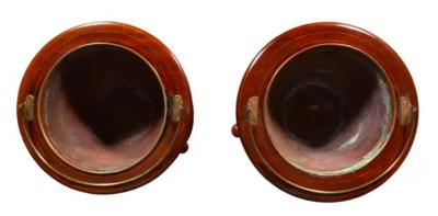Pair Of Victorian Mahogany Jardinieres