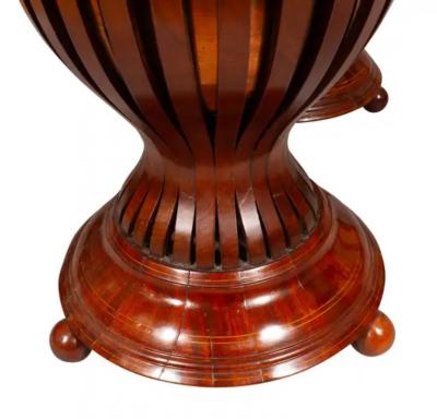 Pair Of Victorian Mahogany Jardinieres