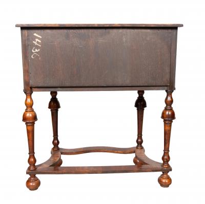Pair Of William And Mary Style Walnut Side Tables