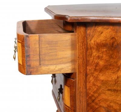 Pair Of William And Mary Style Walnut Side Tables