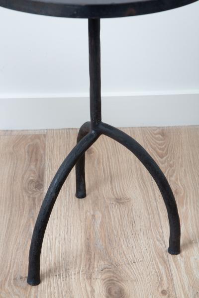 Pair Of Wrought Iron Side Tables