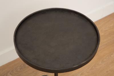 Pair Of Wrought Iron Side Tables