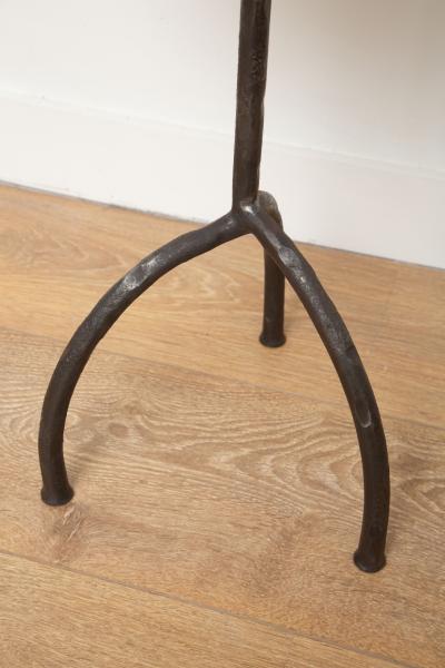 Pair Of Wrought Iron Side Tables