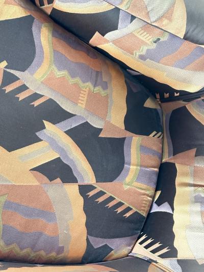 Pair PACE Collection Stainless Steel Swivel Lounge Chairs 1970