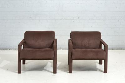 Pair Parsons Lounge Chairs 1980