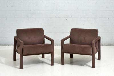 Pair Parsons Lounge Chairs 1980