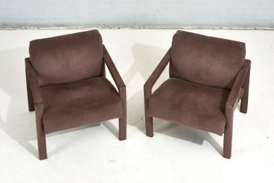 Pair Parsons Lounge Chairs 1980