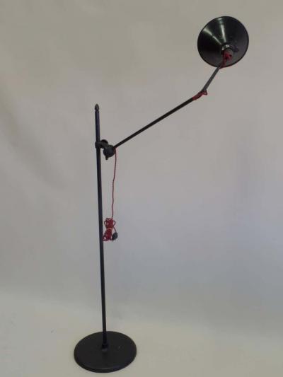 Pair Rare Important French Early Modern GRAS Floor Lamps Model 215 1920 30