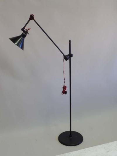 Pair Rare Important French Early Modern GRAS Floor Lamps Model 215 1920 30