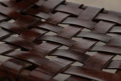 Pair Spanish Mid 20thC Brutalist Walnut Chairs