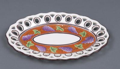 Pair Spode Chestnut Baskets Circa 1820