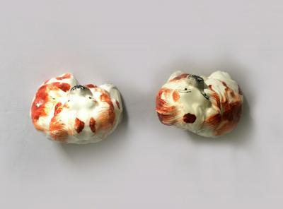 Pair Staffordshire King Charles Spaniels