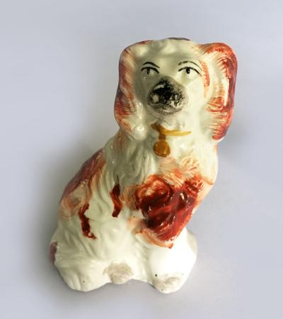 Pair Staffordshire King Charles Spaniels