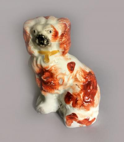Pair Staffordshire King Charles Spaniels