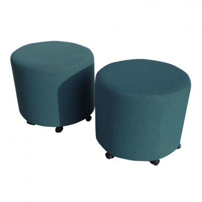 Pair Teknion Collaborative Ottomans
